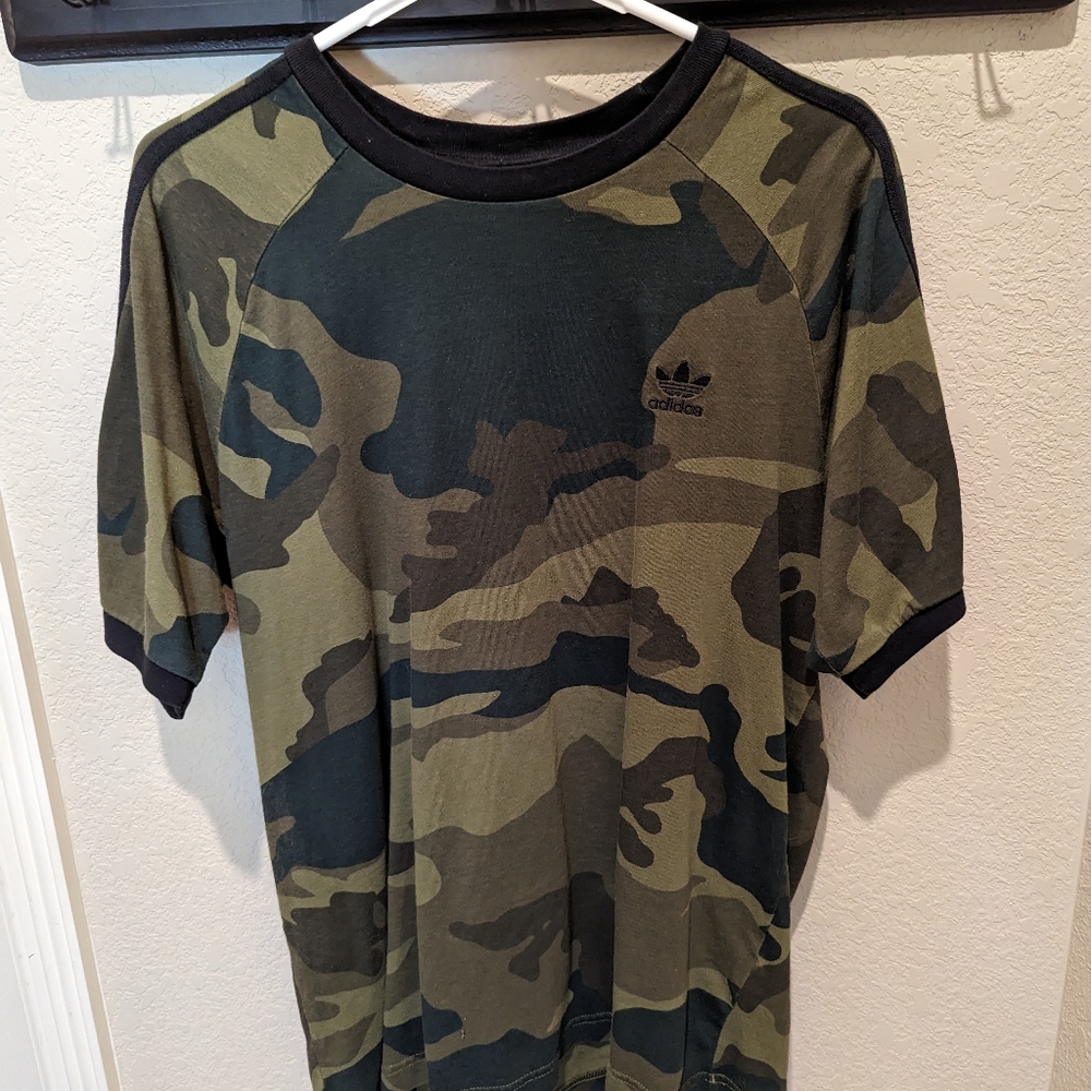 Adidas Camo Embroidered Shirt